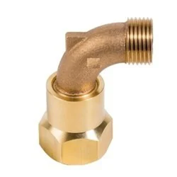 Automat HT-72SE Brass Swivel Elbow for 1.5 Inch x 1 Inch Quick Compact Valve Used for Pipe Fitting